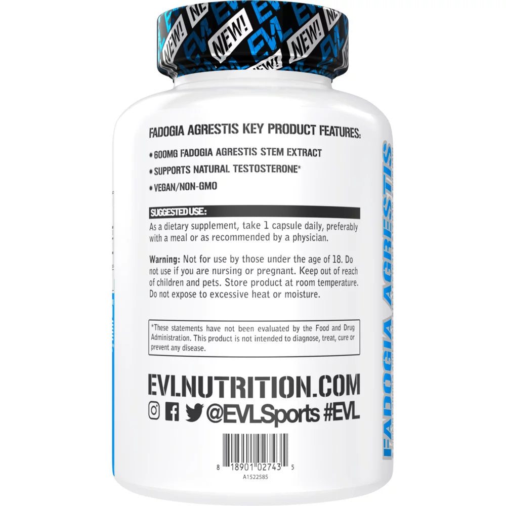Fadogia Agrestis 600Mg 10:1 Extract - Invigorating Fadogia Agrestis Extract Pills for Increased Strength Drive Power and Performance - Testosterone Booster for Men