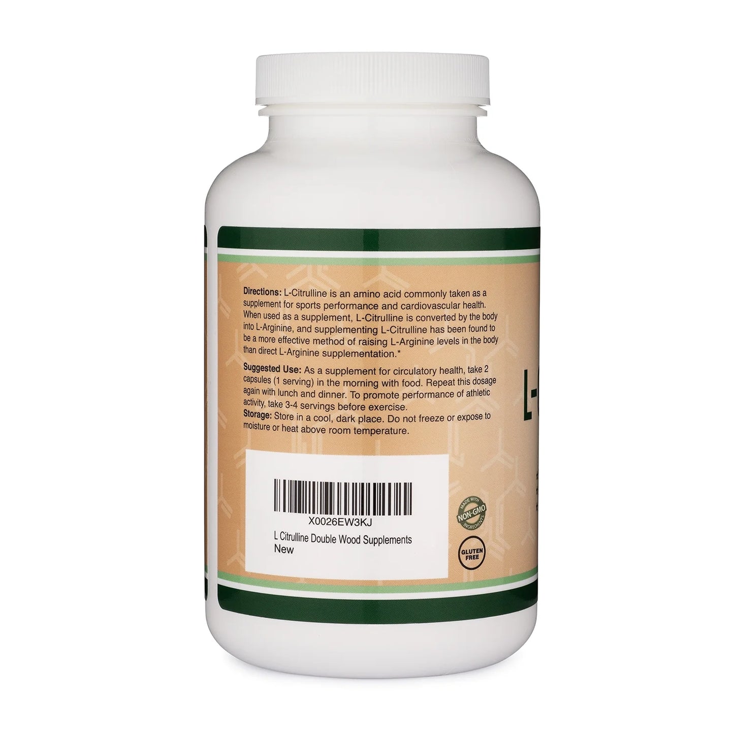 L-Citrulline, Supports Active Lifestyle & Fitness, 210 Capsules,