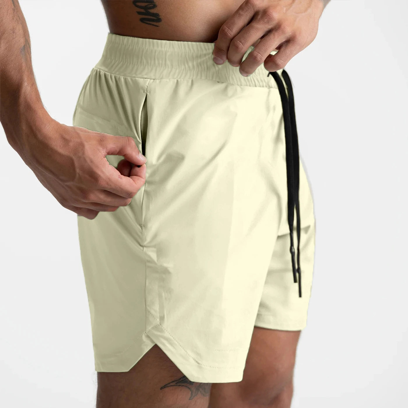 Men’s Single-Layer Woven Quick-Dry Running & Fitness Shorts