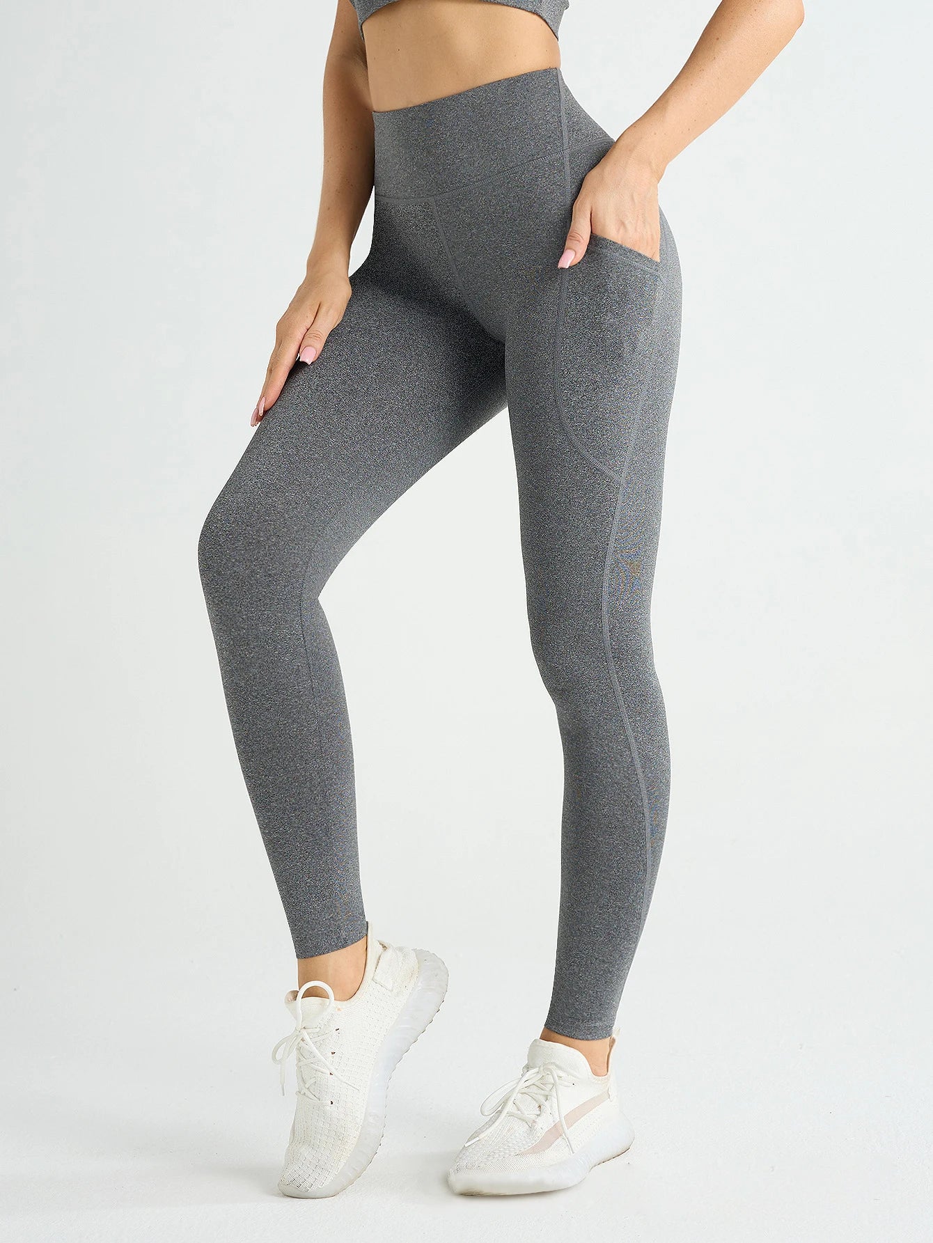 Women’s High-Waist Pocketed Leggings – Stretch Yoga & Running Tights
