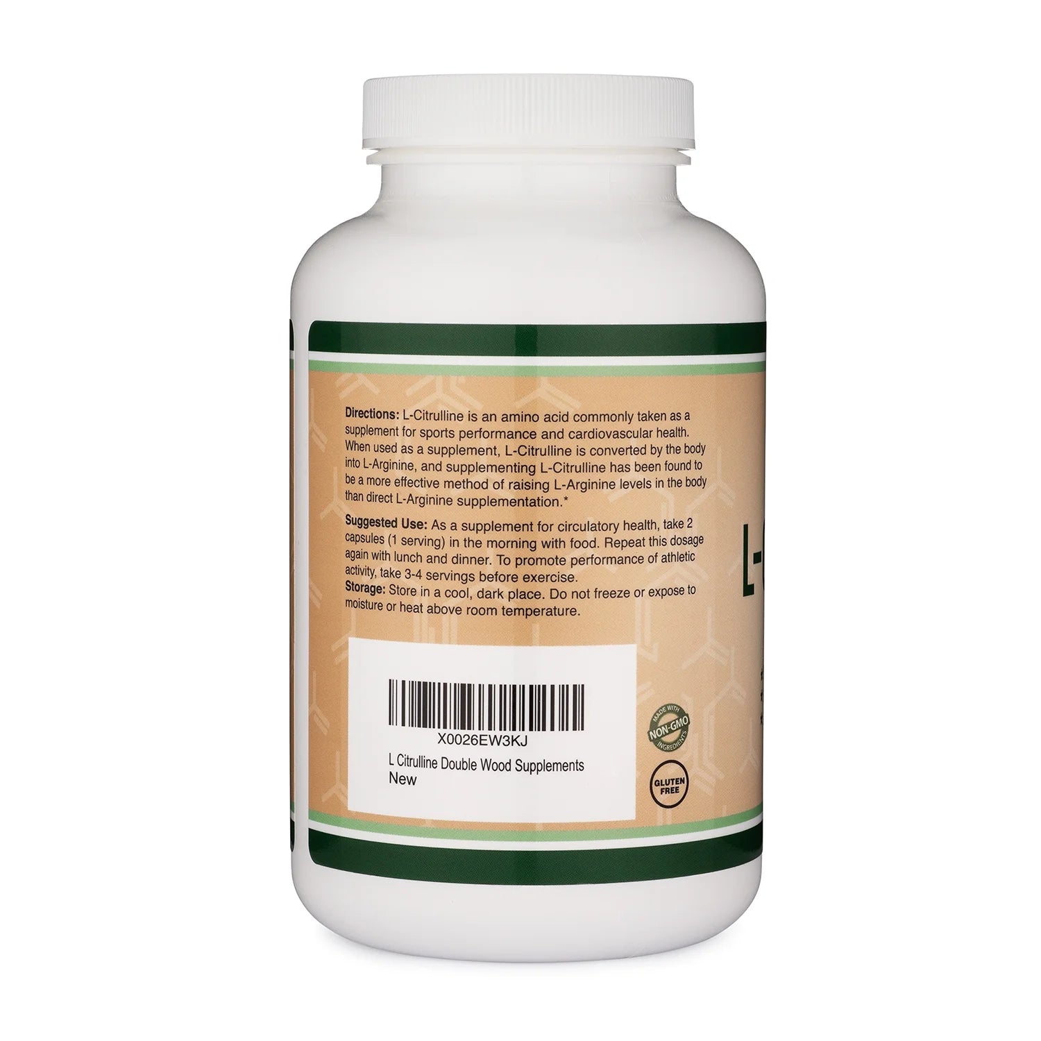 L-Citrulline, Supports Active Lifestyle & Fitness, 210 Capsules,