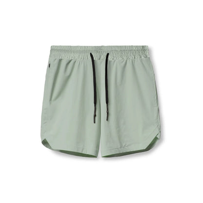 Men’s Single-Layer Woven Quick-Dry Running & Fitness Shorts